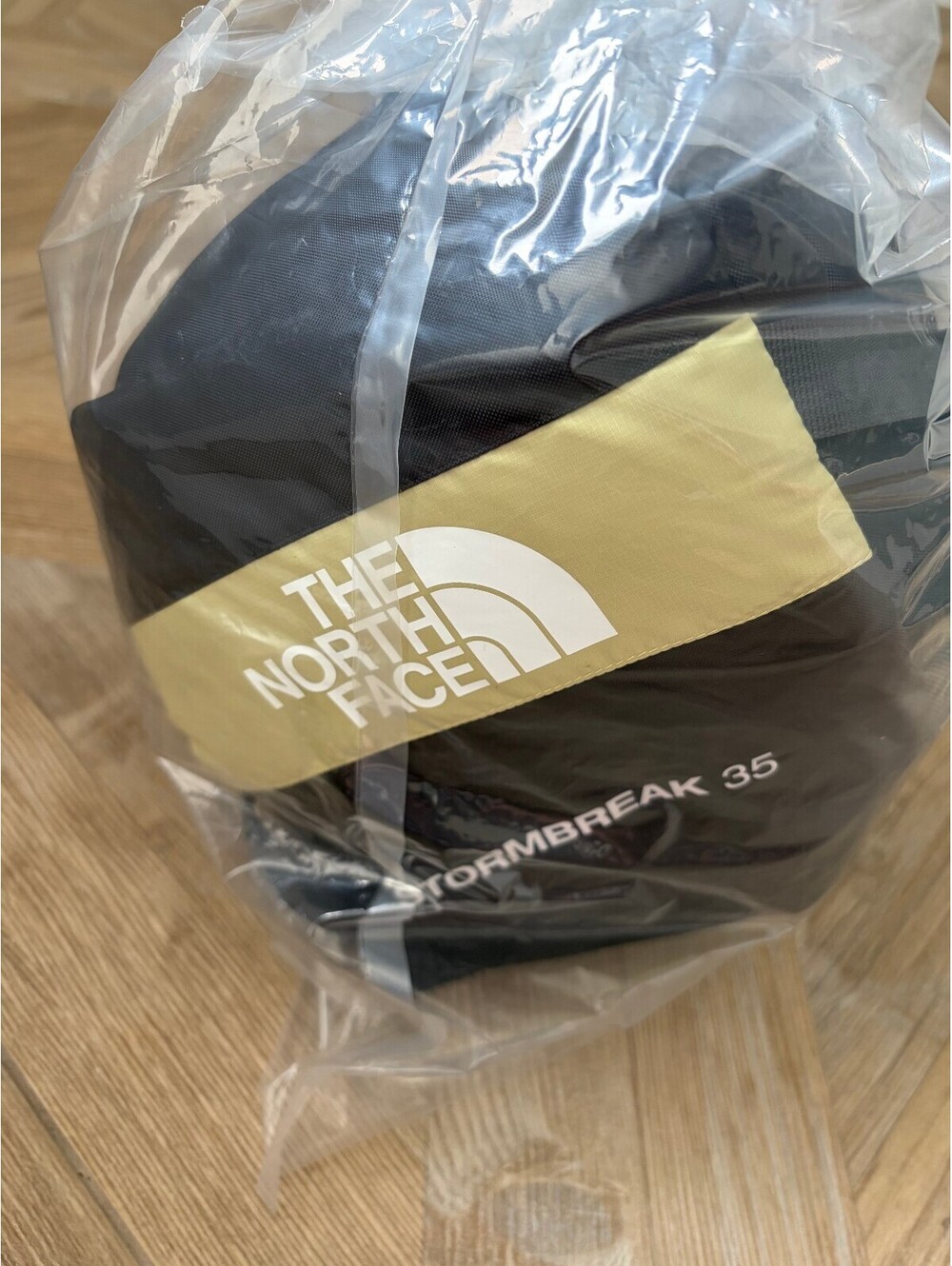 The North Face Stormbreak 35F Sleeping Bag Pear Frost Grey Camping Hike Outdoors